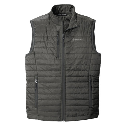 Cancerguard Men's Packable Puffy Quilted Vest
