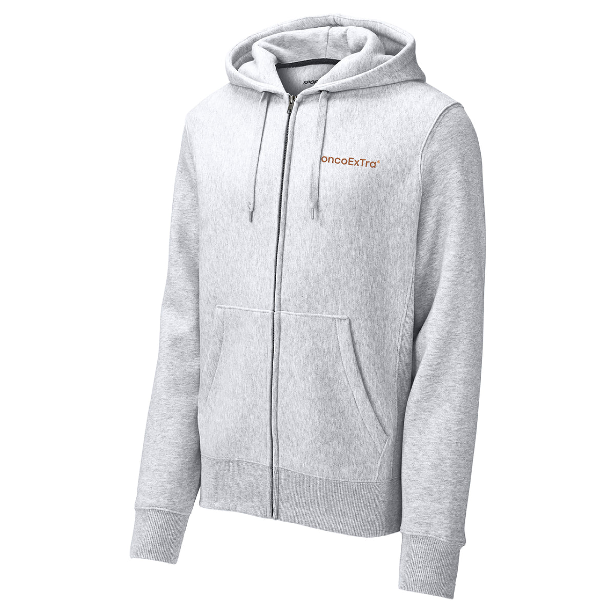oncoExTra Sport Tek Unisex Super Heavyweight Zip-Up Hooded Sweatshirt