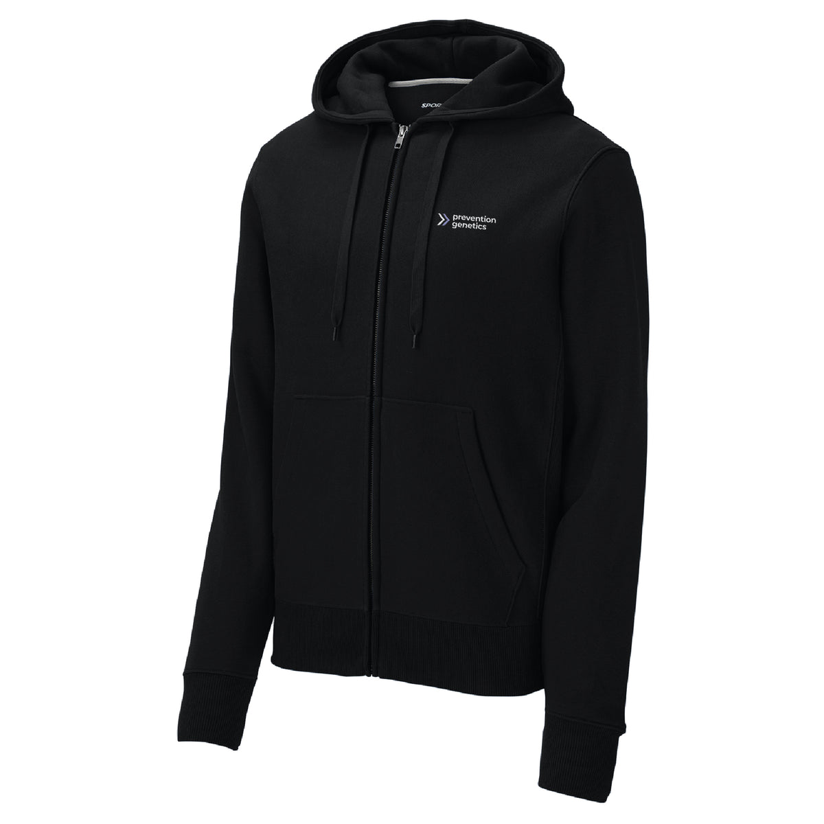 PreventionGenetics Sport Tek Unisex Super Heavyweight Zip-Up Hooded Sweatshirt